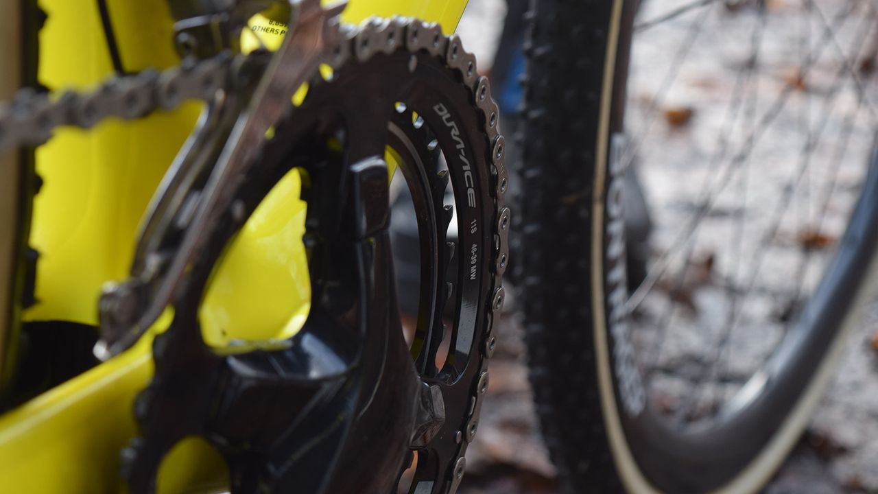 For Shimano riders, 46/39 chainrings combined with an 11-28 cassette was the common gearing choice
