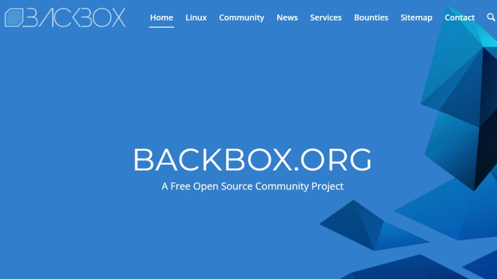 Website screenshot of BackBox (July, 2025)