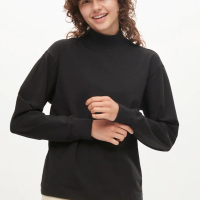 Uniqlo Heat Tech Cotton Turtle Neck Long Sleeve T-Shirt: $19.90 | Uniqlo