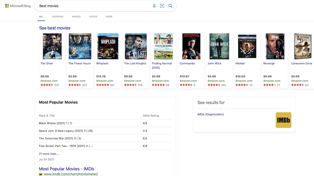 Movies Search Results