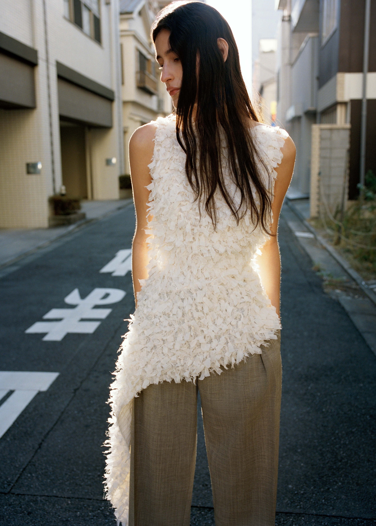 Asymmetrical Textured Top - Women | Mango Usa