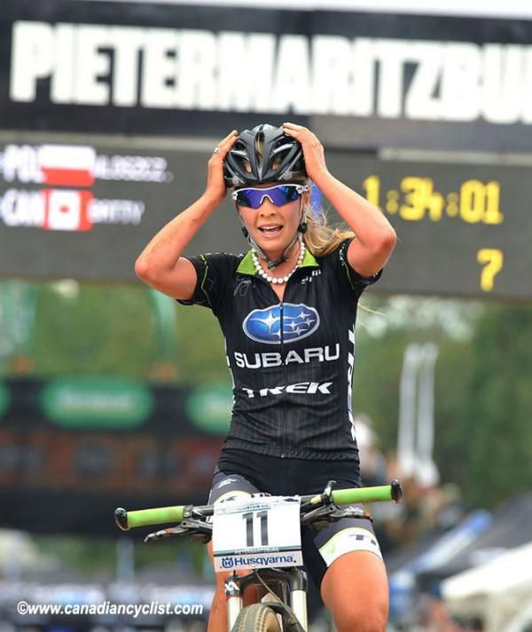 Emily Batty (Subaru - Trek) takes second and her first elite podium