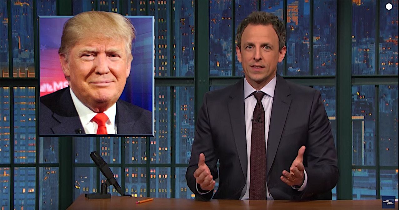 Seth Meyers looks at Trump&amp;#039;s abortion comments