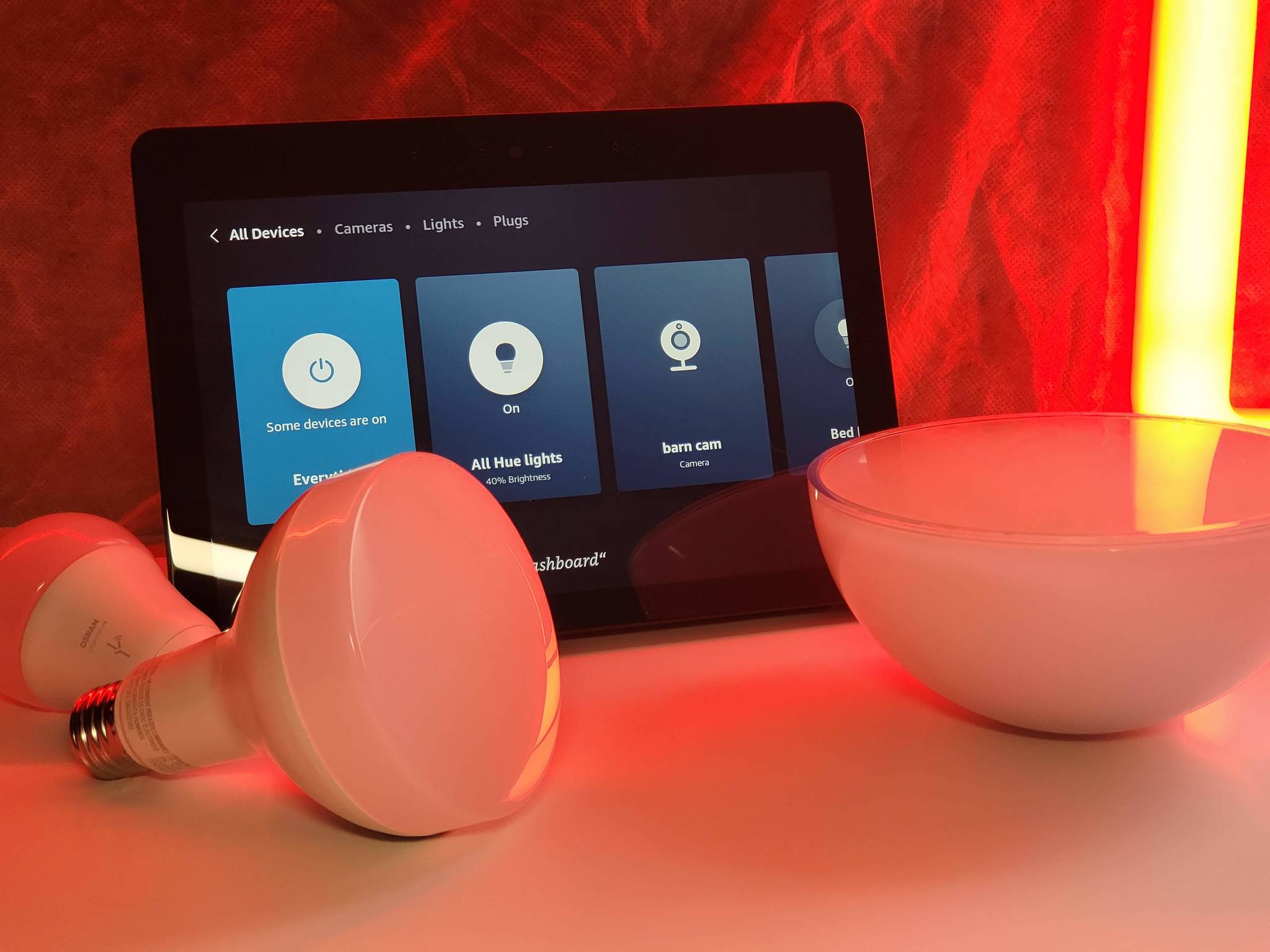 Amazon Echo Show Smart Lights Lifestyle