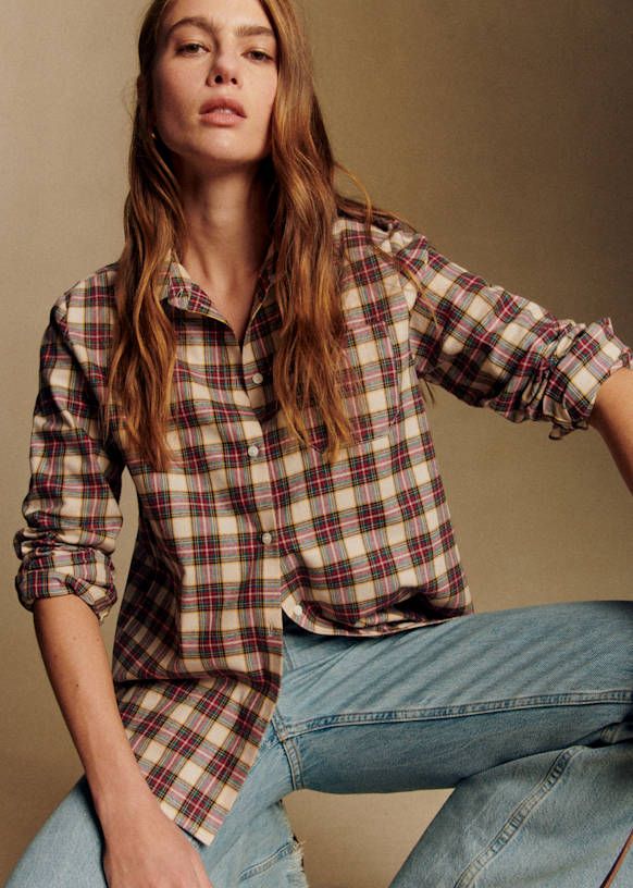 Tomboy Shirt - British Checks - Organic Cotton - Organic Textile - S&eacute;zane