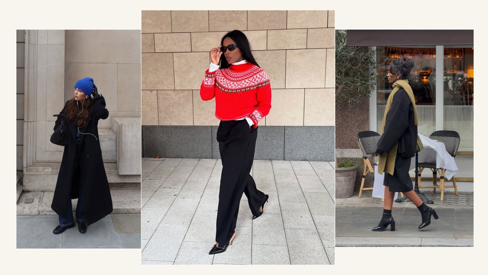 Influencers wearing pops of colour 