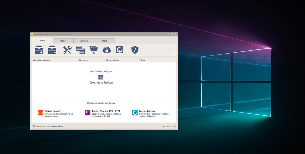 Le soluzioni offerte da Iperius Backup includono meccanismi di criptazione e protezione da ransomware.