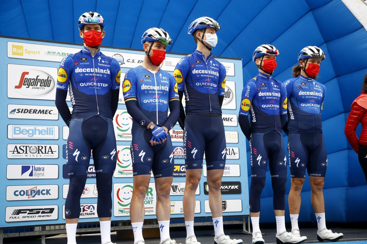 Settimana Internazionale Coppi e Bartali 2021 36th Edition 1st Stage Gatteo Gatteo 978 km 23032021 Deceuninck QuickStep photo Roberto BettiniBettiniPhoto2021