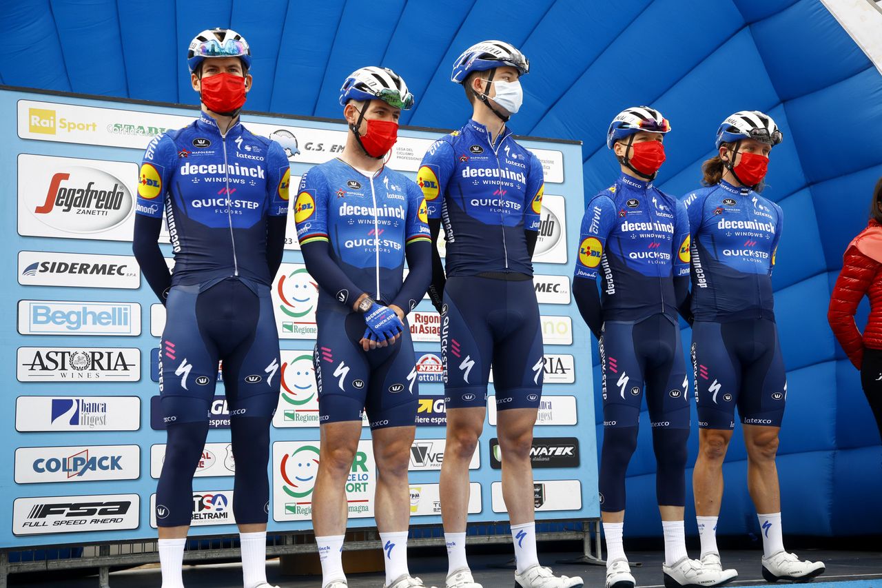 Settimana Internazionale Coppi e Bartali 2021 36th Edition 1st Stage Gatteo Gatteo 978 km 23032021 Deceuninck QuickStep photo Roberto BettiniBettiniPhoto2021
