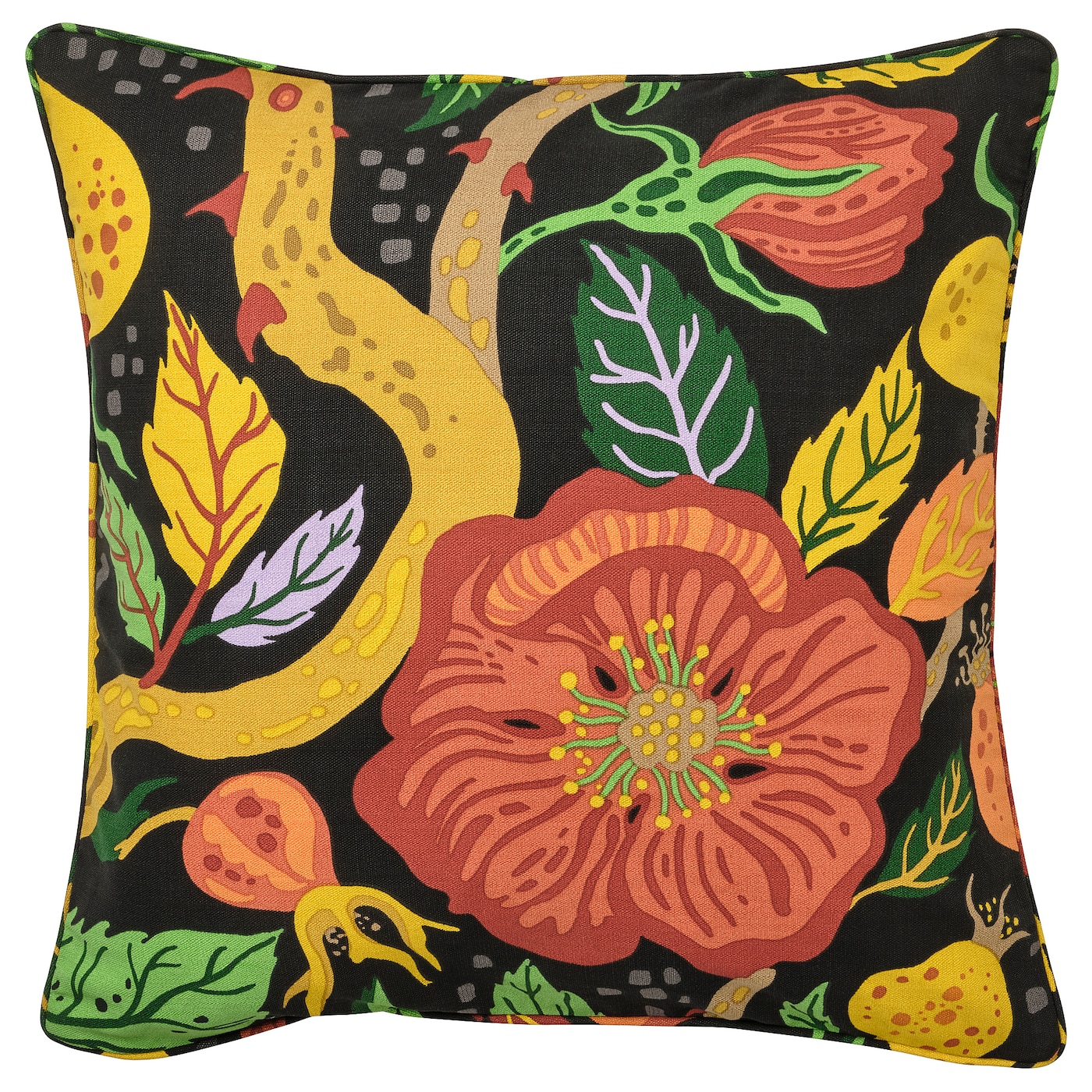 HÖstagille Cushion Cover - Floral Pattern Multicolor 20x20 "