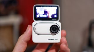 A photo of the Insta360 Go 3 action camera