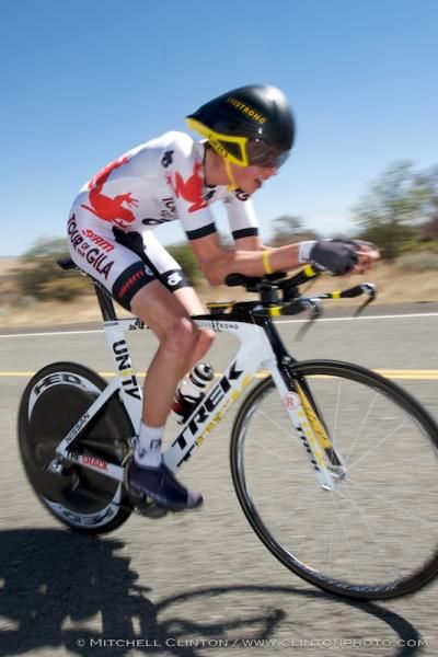 Joseph Dombrowski (Trek_Livestrong) sporting the Best Young Rider jersey