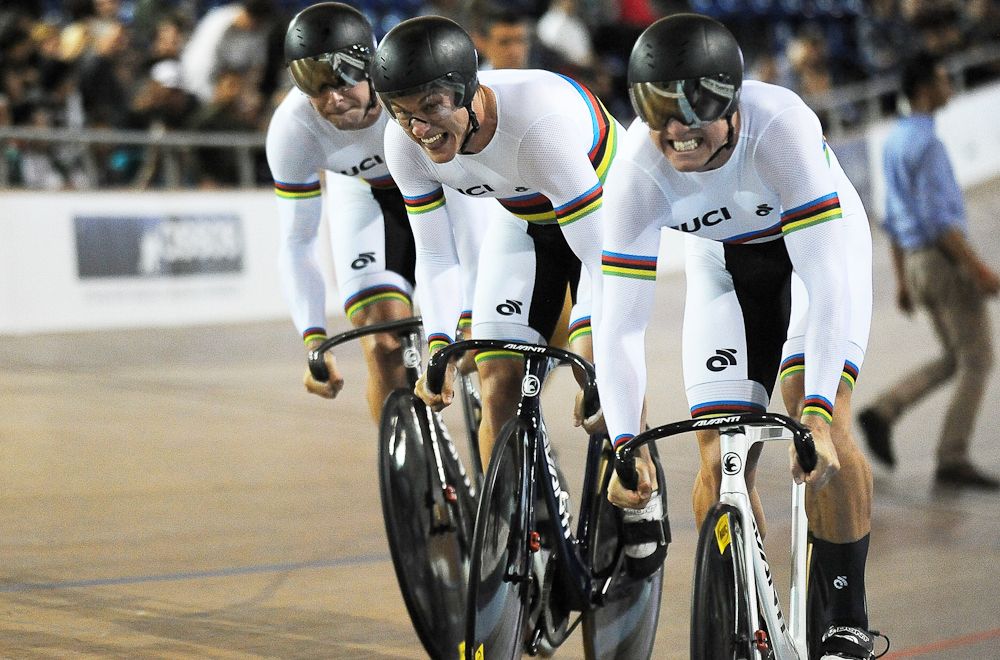 The New Zealand men's Team Sprint squad