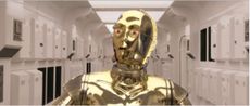 Star Wars droid C-3P0.