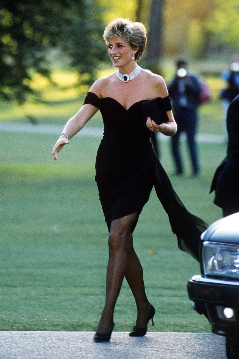 Fall 1995 Chanel Black Spaghetti Strap Backless Silk Maxi Dress