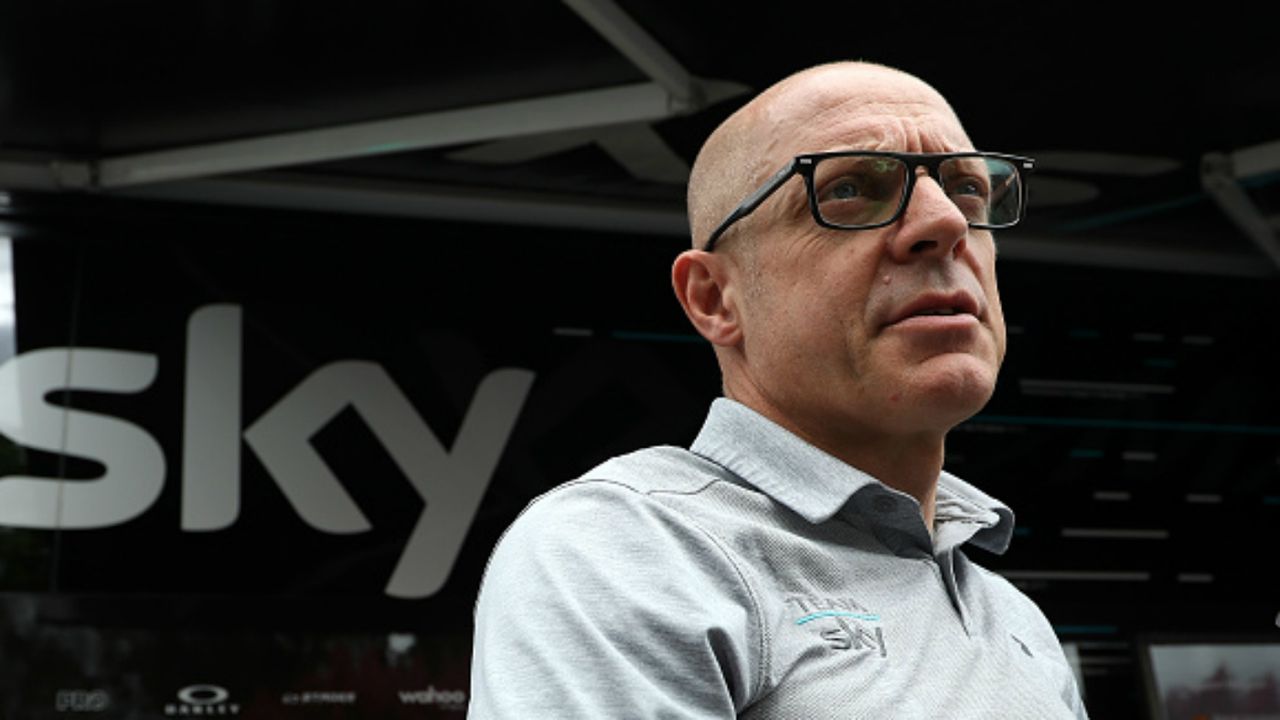 Dave Brailsford, Team Sky principal, Chris Froome