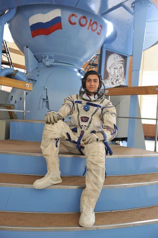 Amr Mohamed, 18, of Alexandria, Egypt, winner of the YouTube Space Lab competition for student science projects, attends Space Camp at Star City, Russia in summer 2012.