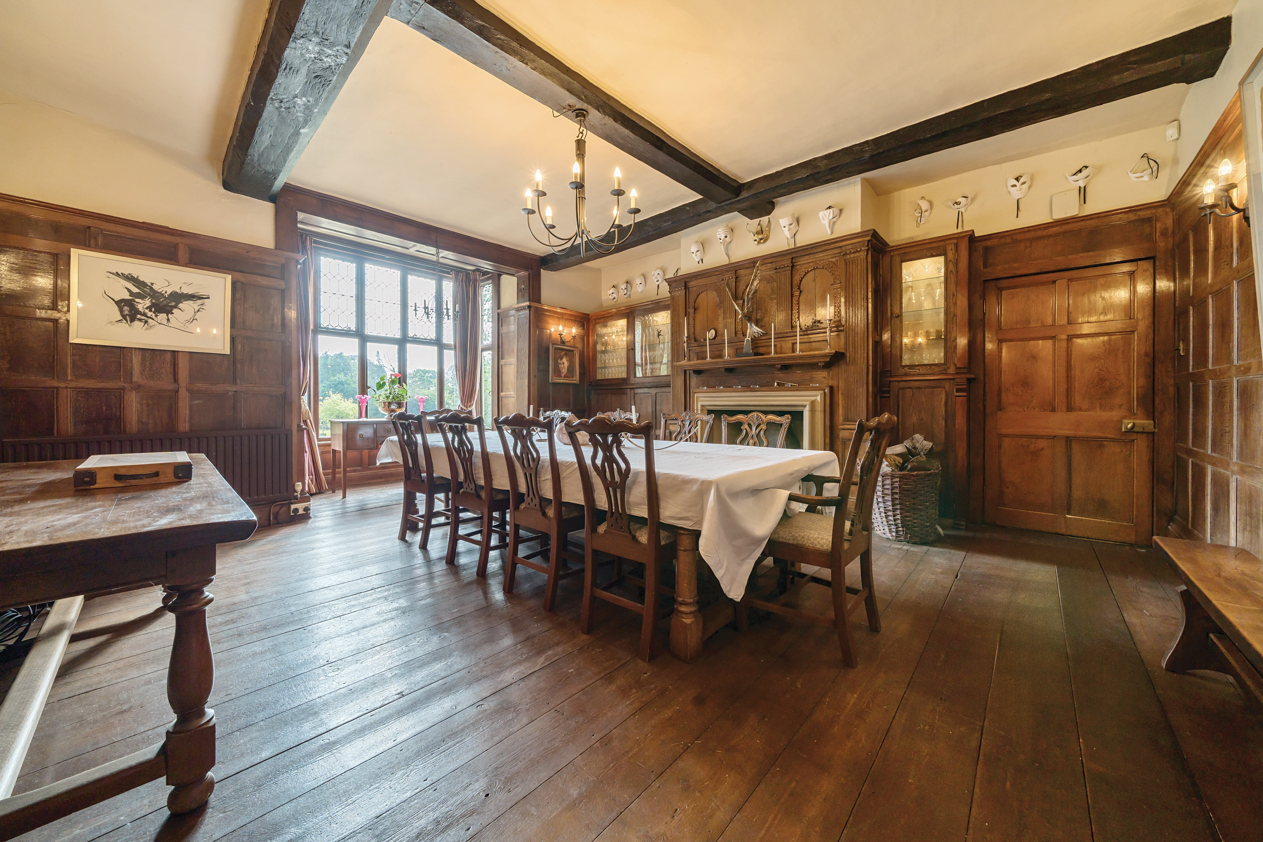 Lavenham Hall in Suffolk - pictures from David Burr Estate Agents