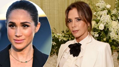 A comp image of Meghan Markle (L) and Victoria Beckham (R)