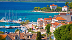 Island of Zlarin waterfront view, Sibenik archipelago, Croatia.