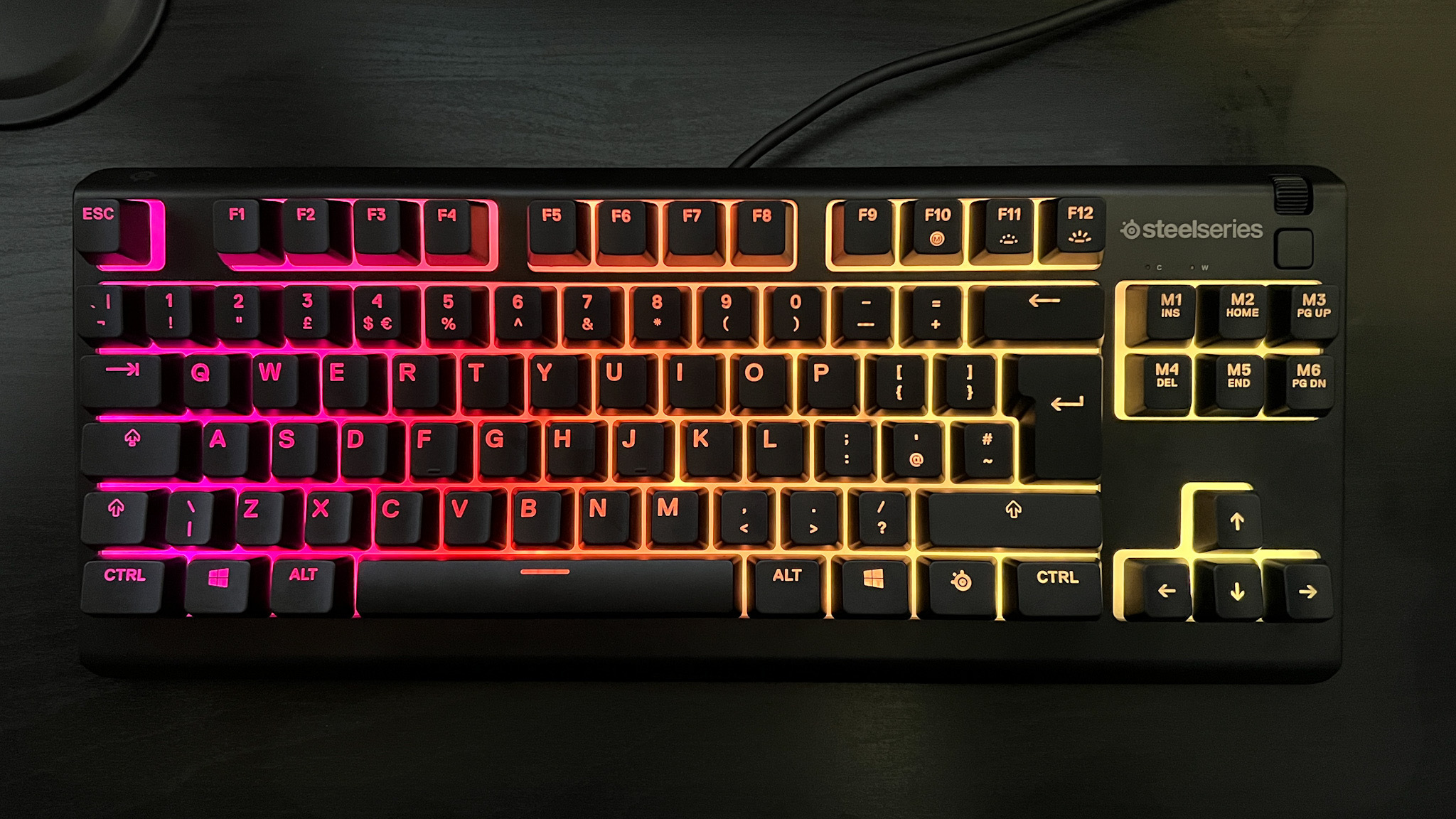 SteelSeries Apex 3 TKL review: a heavy typing experience but plenty of  customization