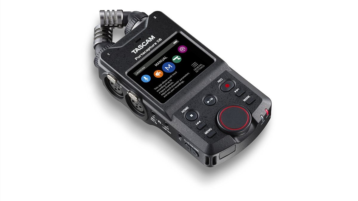 Tascam’s Portacapture X6 looks like a compact and versatile multitrack recorder that can also be used as an audio interface