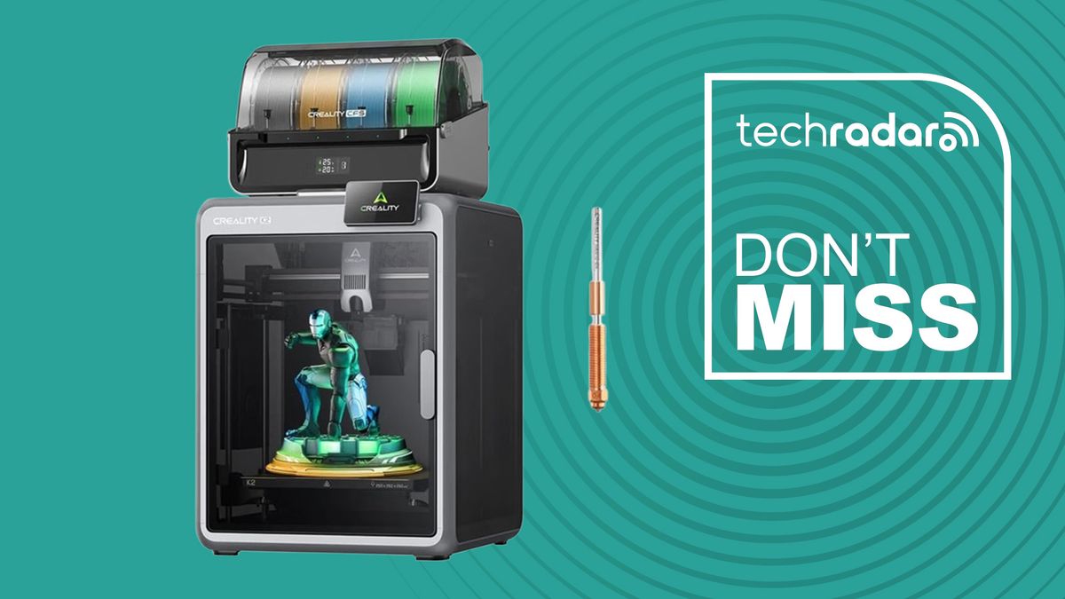 Creality's 16-color K2 Combo 3D printer drops to $584 at Amazon
