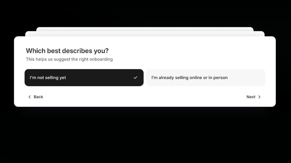Screenshot of Shopify interface