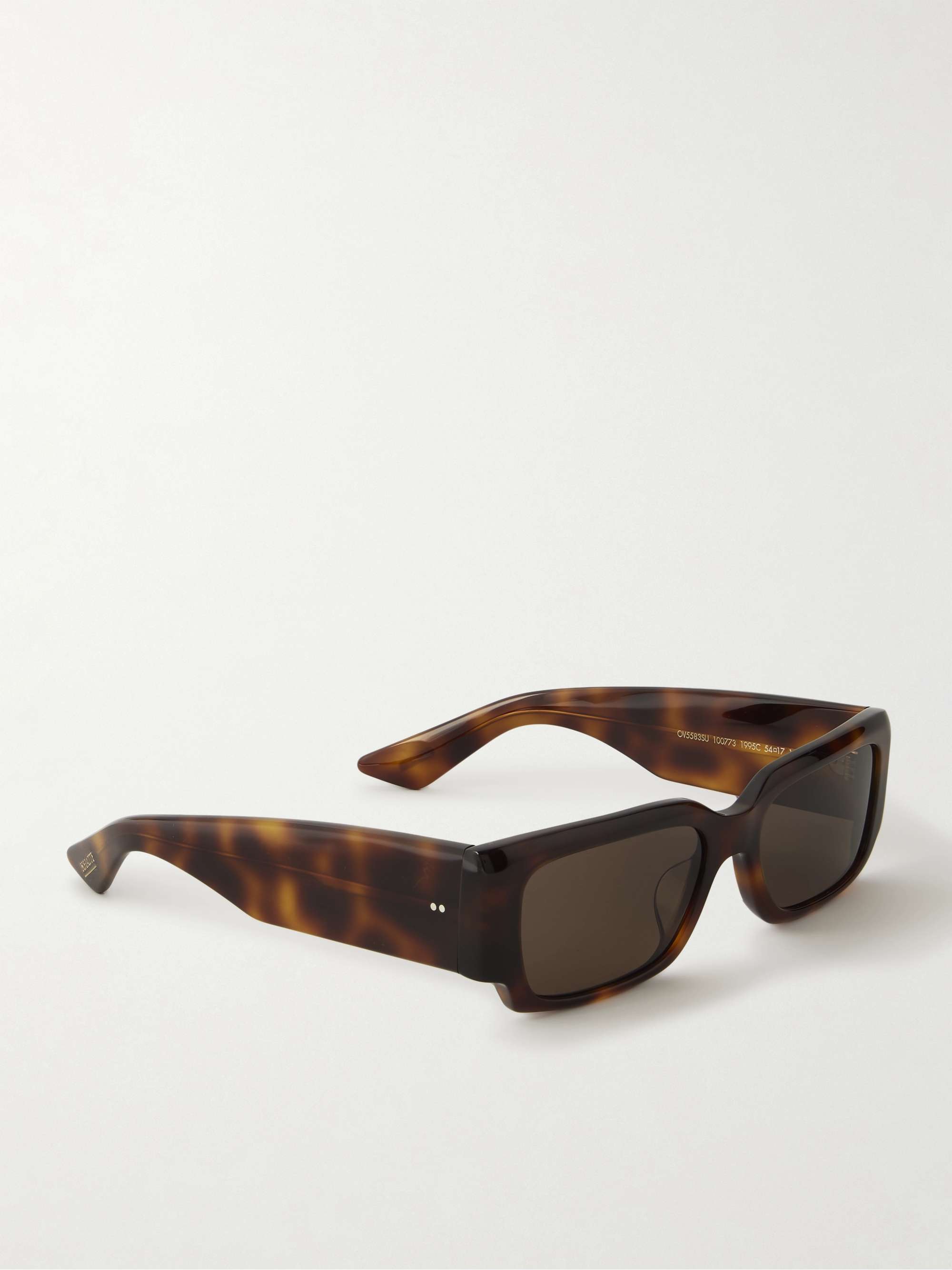 + Khaite 1995c Square-Frame Acetate Sunglasses
