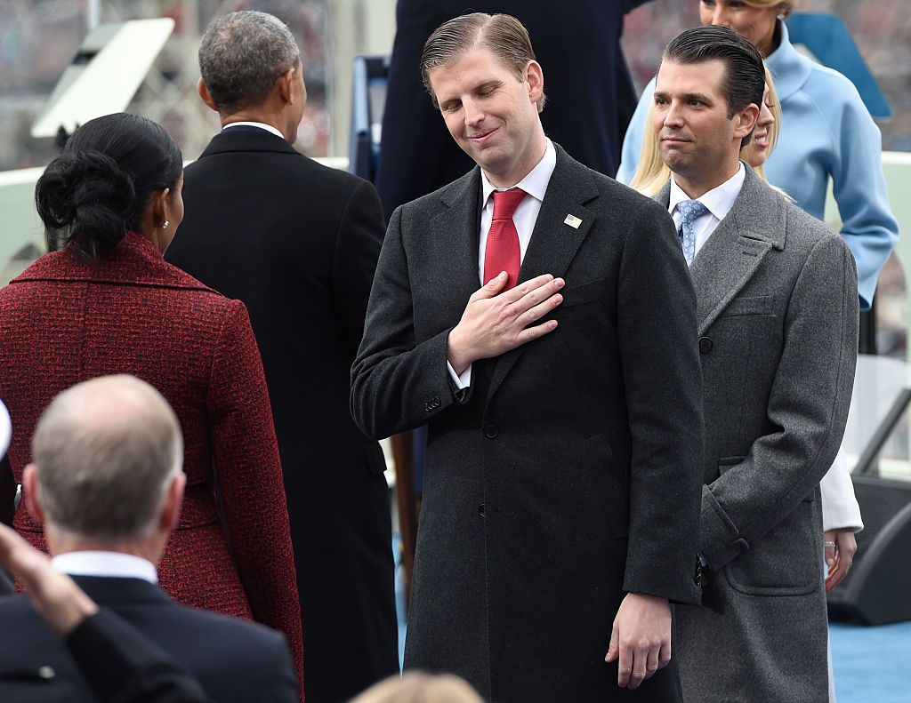 Eric Trump at his father&amp;#039;s inauguration