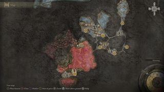 Elden Ring map fragment - Lake of Rot