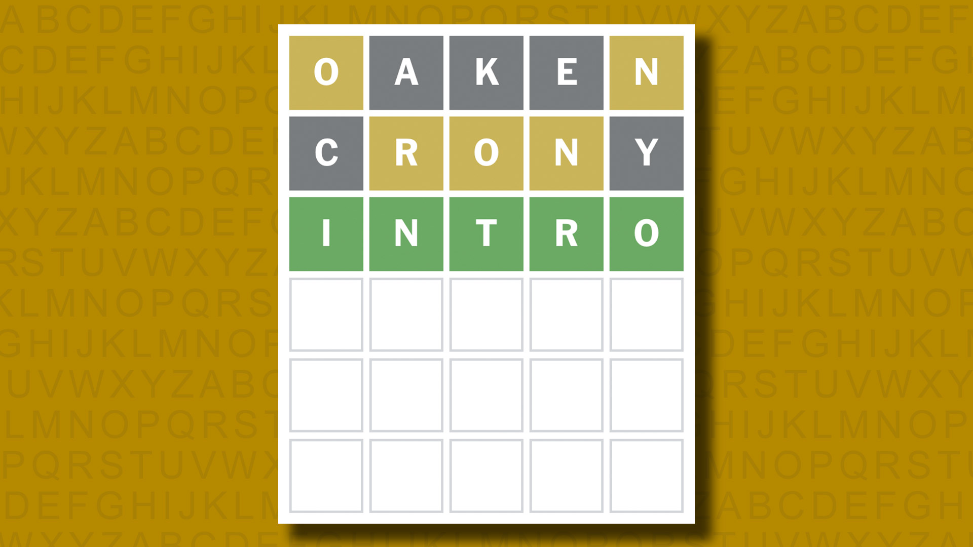 Ответ в формате Word для игры 1041 на желтом фоне
