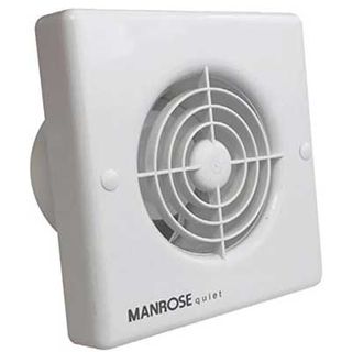 Manrose white bathroom extractor fan