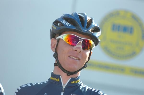 Riccardo Ricc&ograve; (Vacansoleil) before the start of the Coppa Sabatini.