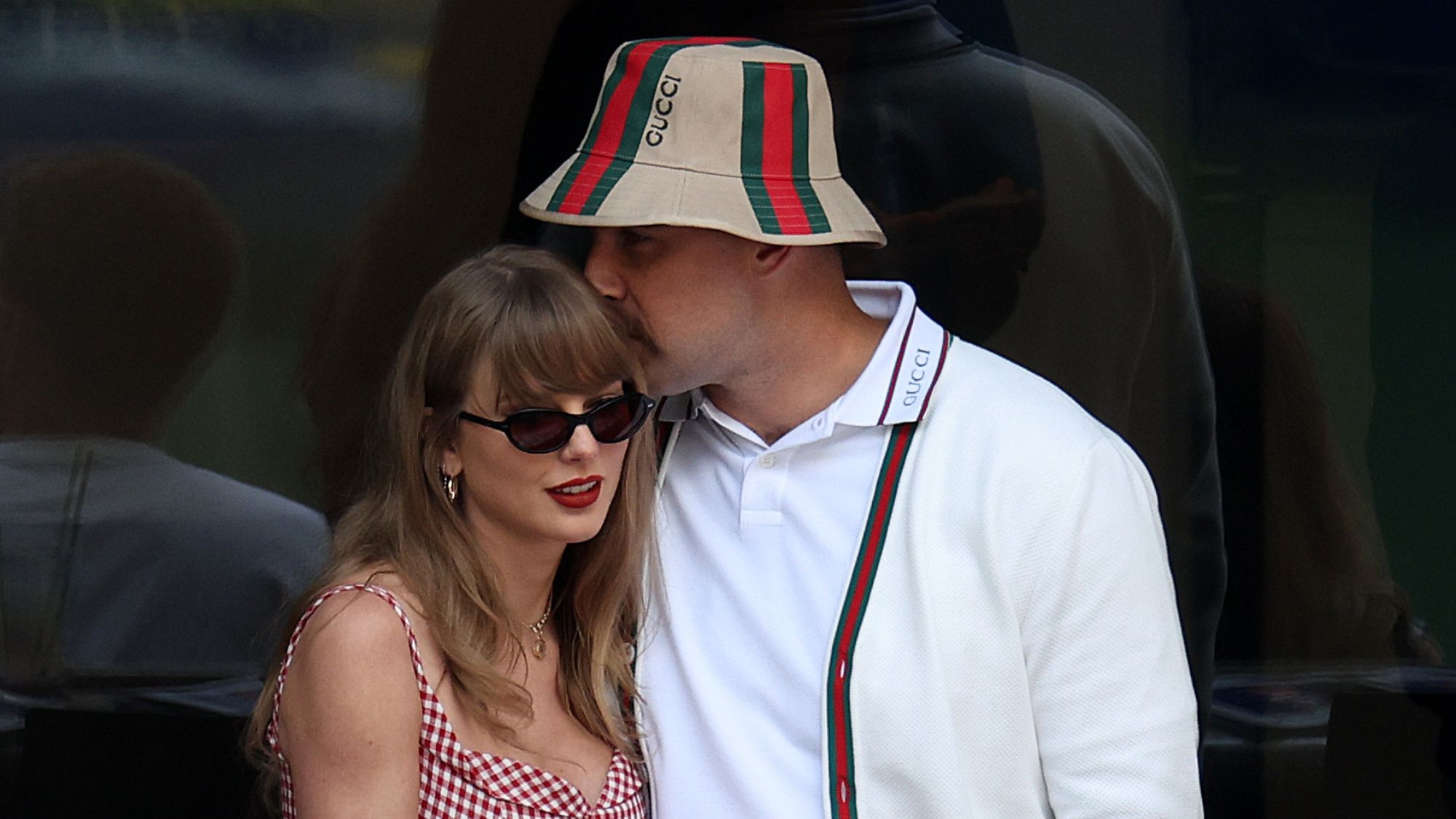 Taylor Swift and Travis Kelce attend the US Open in 2024