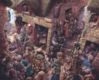 50th anniversary of Dungeons & Dragons; a crowded scene