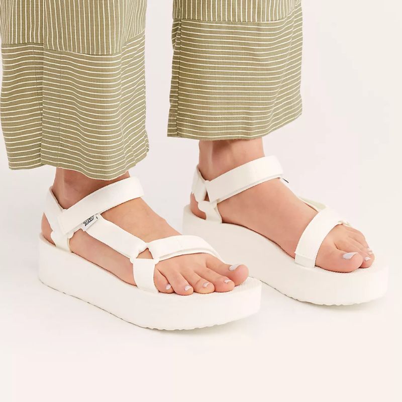 Teva Flatform Universal Sandals on model 