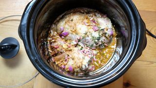 Pork joints in slow cooker