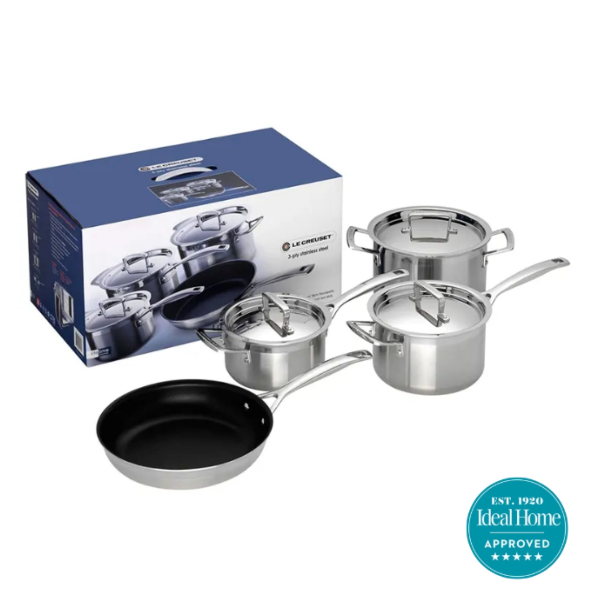 Le Creuset stainless steel set