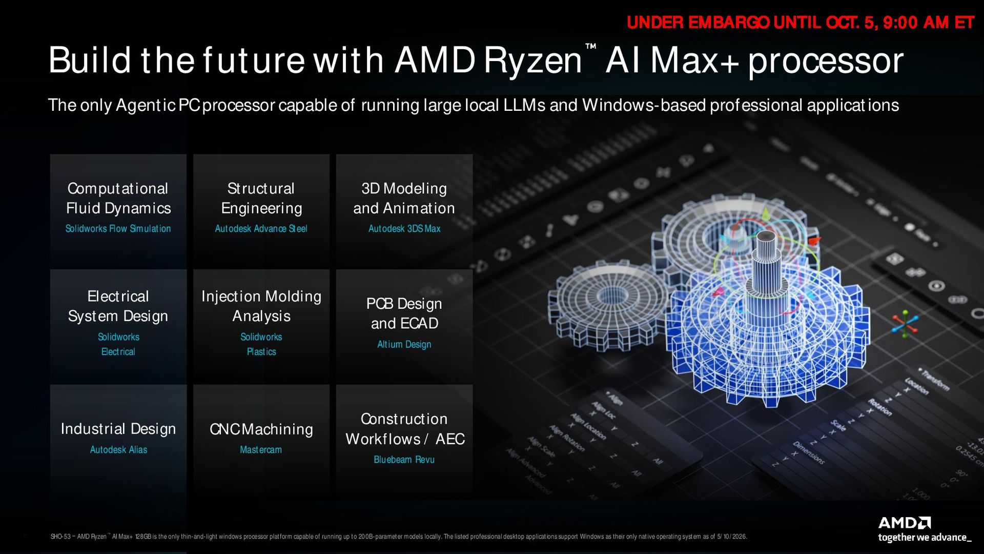 AMD agentic PC presentation.