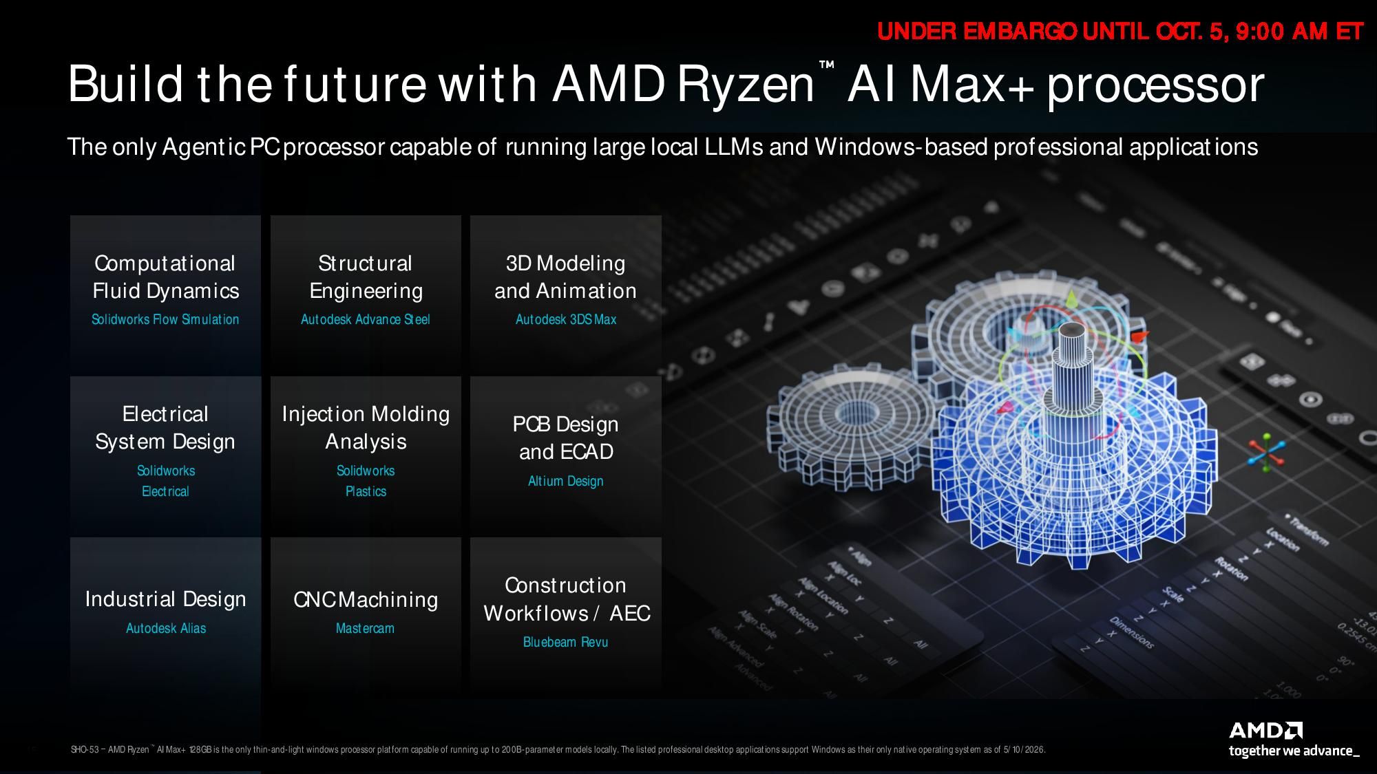 AMD agentic PC presentation.