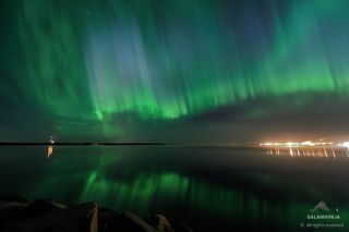 Northern Lights Over Finland