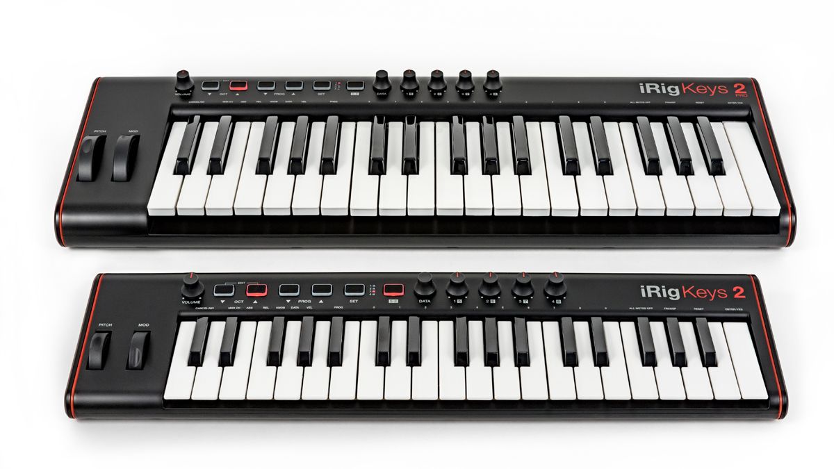 IK Multimedia’s new iRig Keys 2 MIDI keyboard controllers also come