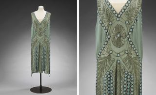 Silk georgette and glass beaded ‘Salambo’​ dress, Jeanne Lanvin, Paris