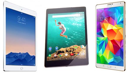 Apple iPad Air 2 vs Nexus 9 vs Samsung Galaxy Tab S