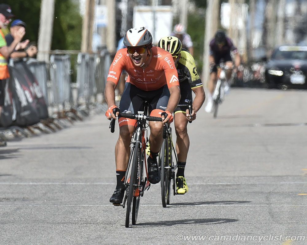 Adam de Vos (Rally Cycling) finished fourth, Svein Tuft (Michelton-Scott) fifth