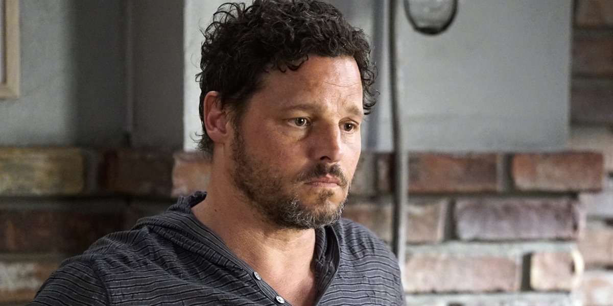 Actor Justin Chambers as Alex Karev looks sad in Grey&#039;s Anatomy Season 16 premiere ABC