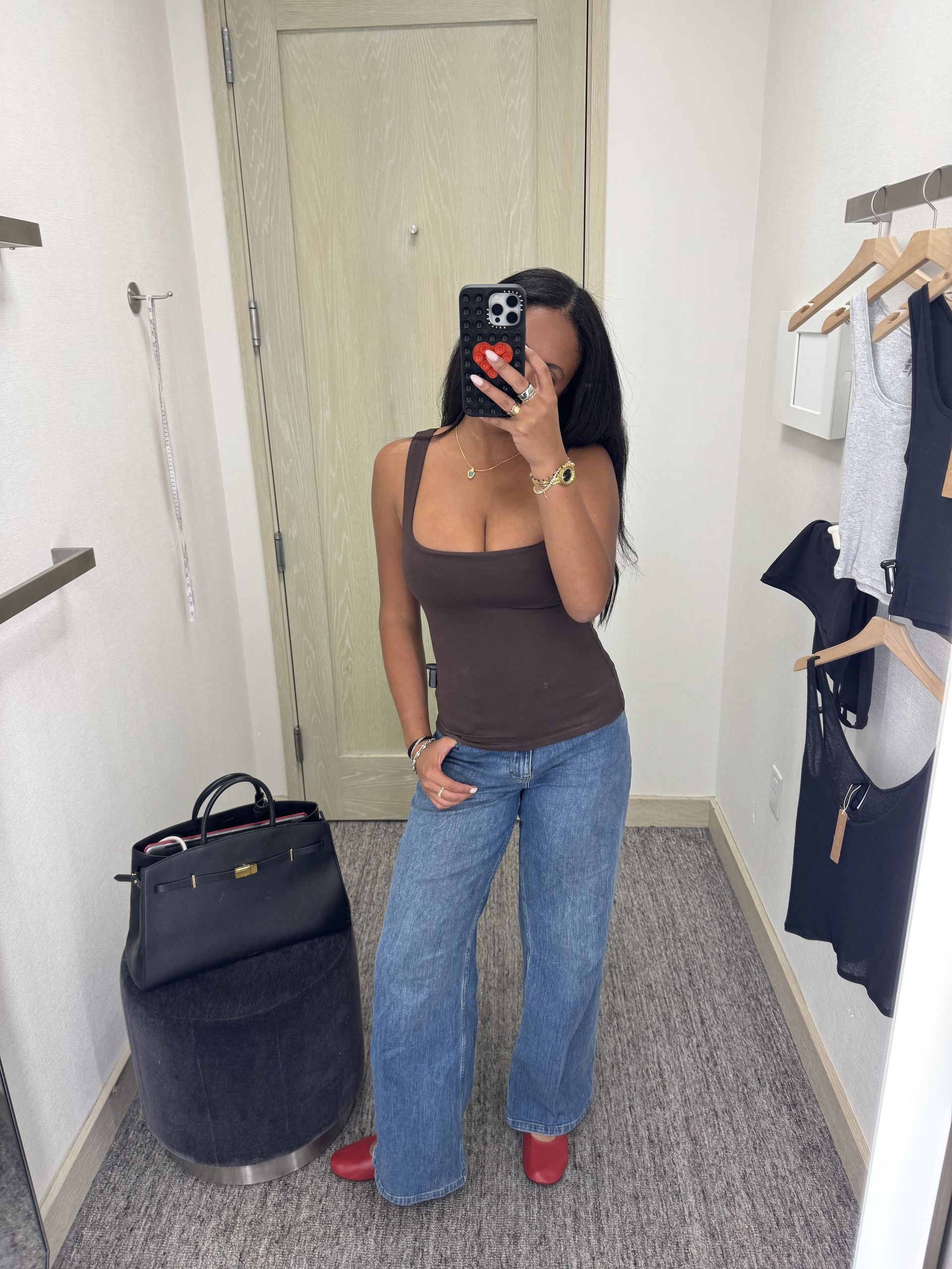 sierra mayhew testing skims tank tops