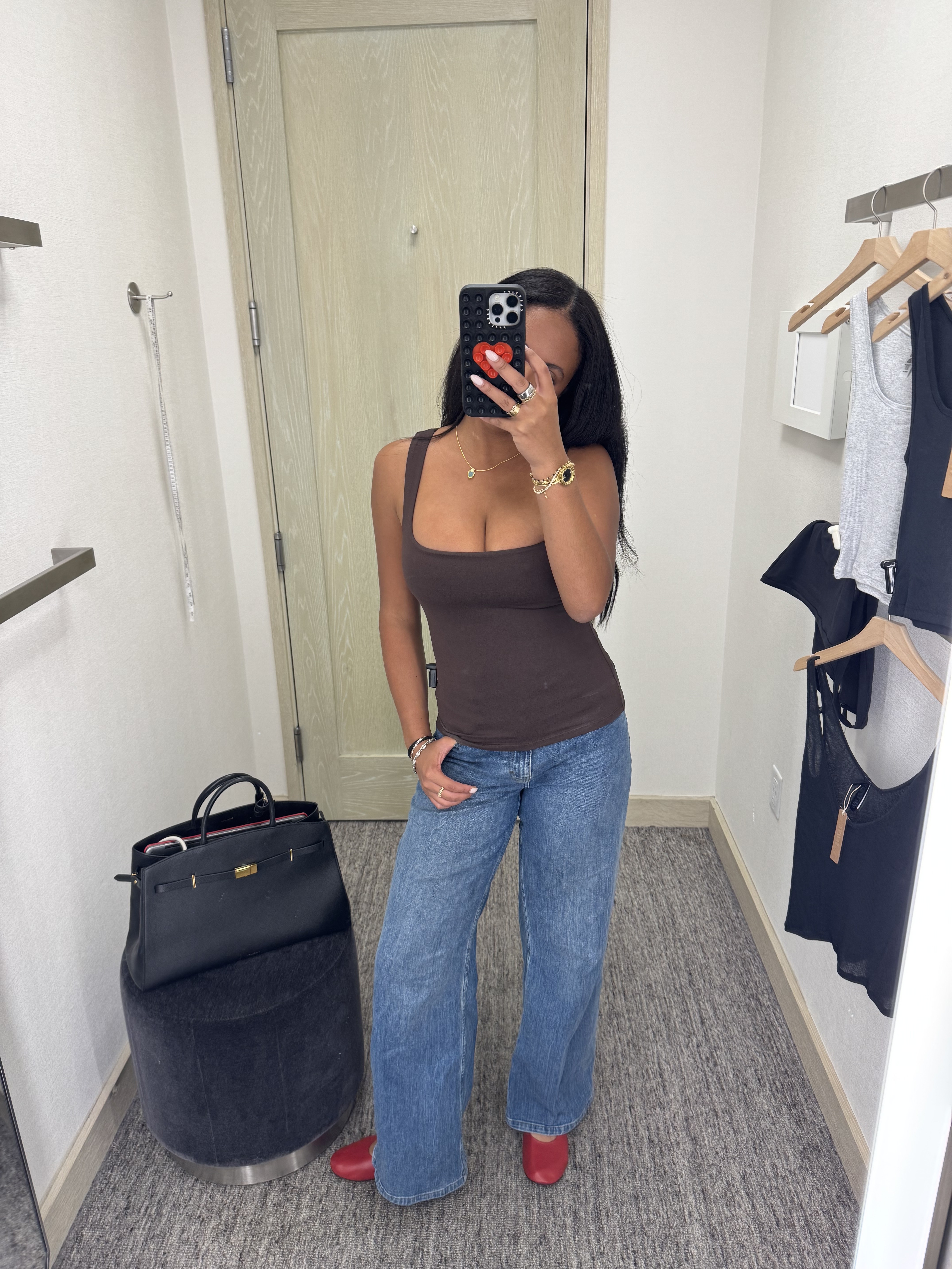 sierra mayhew testing skims tank tops