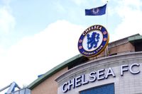 An exterior view of Stamford Bridge, home of Chelsea FC.